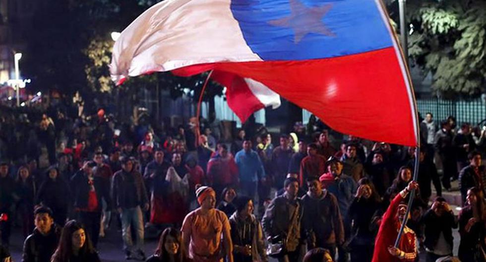 Chilenos salieron a las calles. (Foto: Twitter)