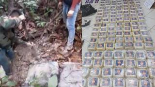 Loreto: decomisan 216 kilos de cocaína enterrados por narcotraficantes tras balacera | VIDEO