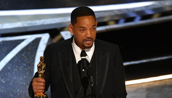 Will Smith renuncia a la Academia de Artes y Ciencias Cinematográficas. (Foto: AFP).