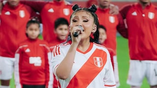 Milena Warthon lamentó que no la enfocaron mientras cantaba el himno nacional en el Perú vs. Brasil