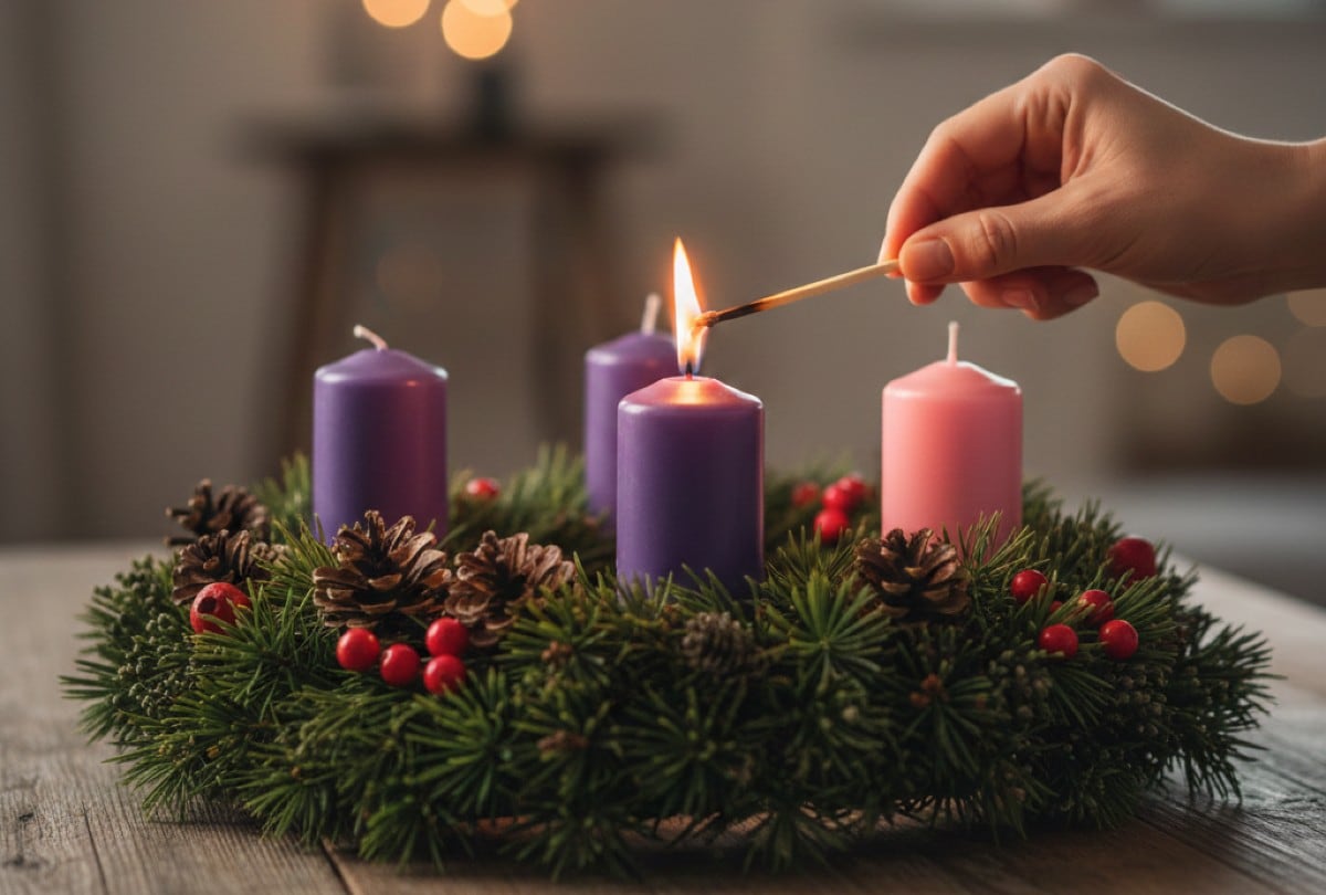 El primer domingo de Adviento 2025, que cae el domingo 30 de noviembre, da inicio a la temporada de preparación para la Navidad. | Crédito: Imagen creada por El Comercio MAG usando la IA de Gemini