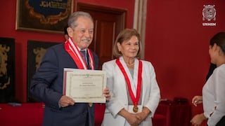 Universidad San Marcos otorgó distinciones a personalidades del mundo académico y profesional