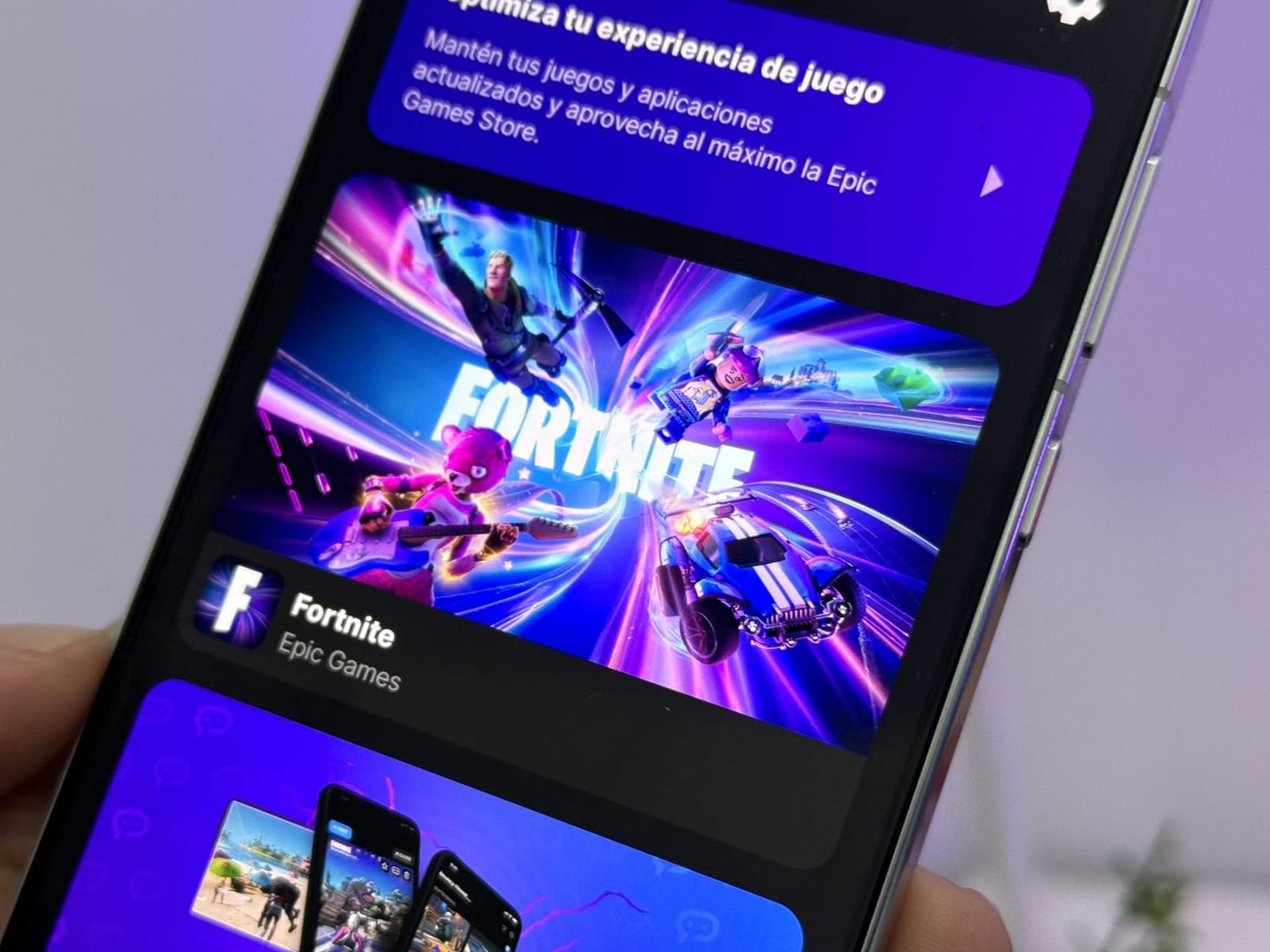 FORTNITE | Recuerda que esto aparecerá si tu móvil es compatible. (Foto: MAG - Rommel Yupanqui)