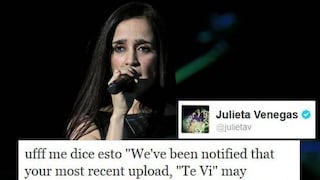 Julieta Venegas no puede subir su propia música a Internet