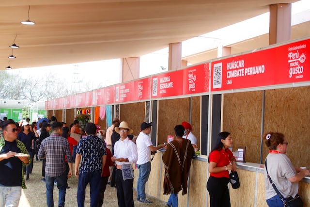 En "Perú, mucho gusto", el público encontrará zonas de restaurantes, cocinas de campo (brasas), postres, bares, bebidas artesanales y más.