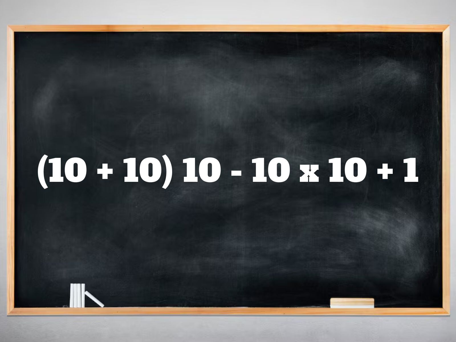 Reto matemático: Usa tu inteligencia para acertar con el resultado. (Creación: Mag/Freepik)