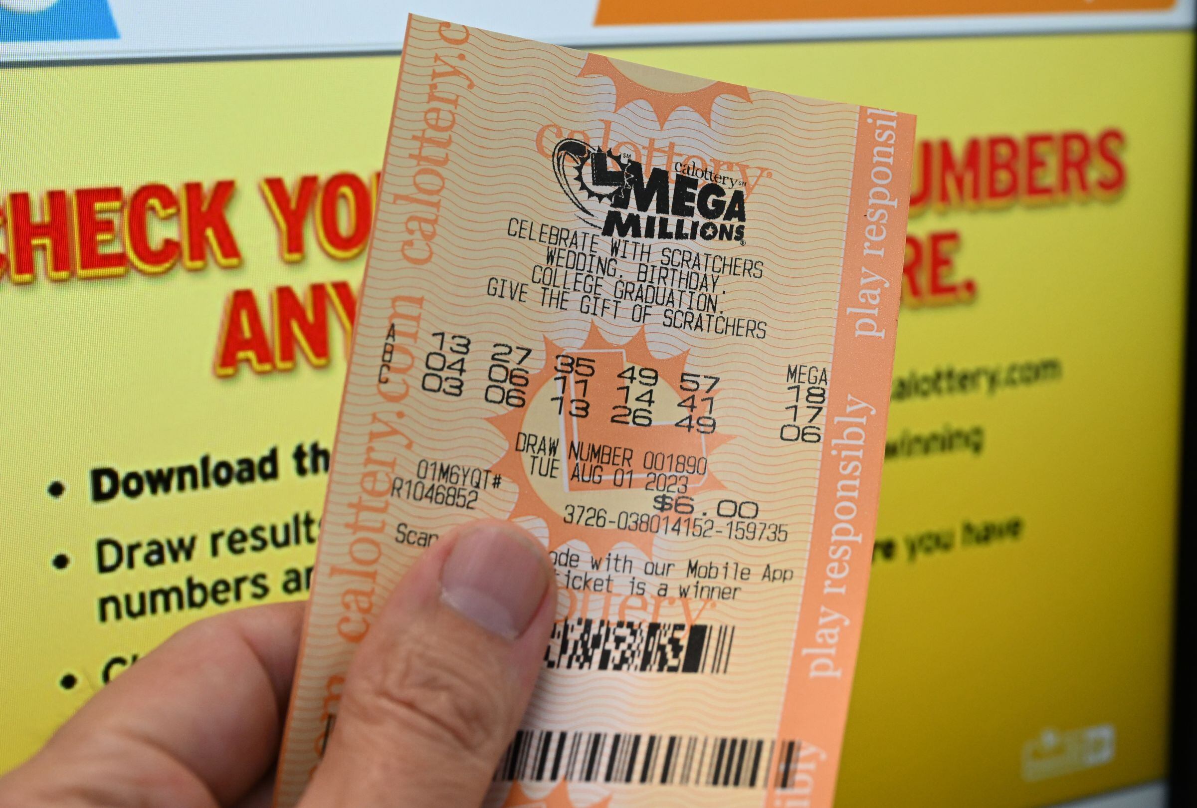 Conoce los detalles del sorteo de Mega Millions del viernes 22 de agosto. (Foto: Tayfun Coskun / Anadolu Agency vía Getty Images)