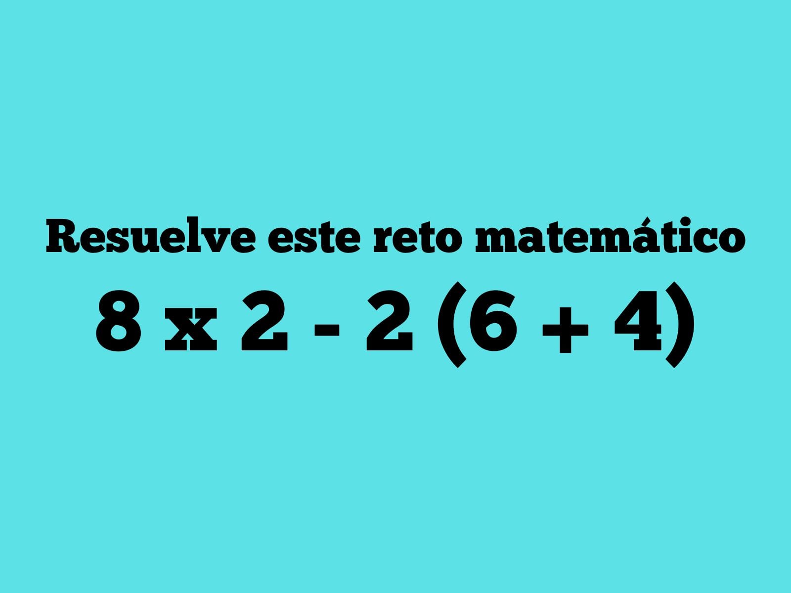 Reto matemático: Es momento de demostrar que tu capacidad de razonamiento superará este ejercicio. (Creación: Mag)