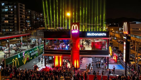 El nuevo local de McDonald’s, ubicado en la cuadra 61 de la Av. Javier Prado Este (Santa Patricia - La Molina), tiene 700 m2 de área, 2 pisos y una capacidad para 140 personas. (Difusión)