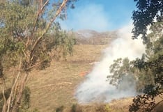 Áncash: reportan incendio forestal activo por más de 48 horas en el cerro Mallqui
