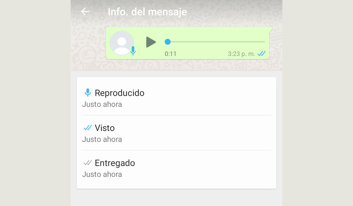De esta manera podrás saber quién escuchó tu audio de WhatsApp. (Foto: MAG)