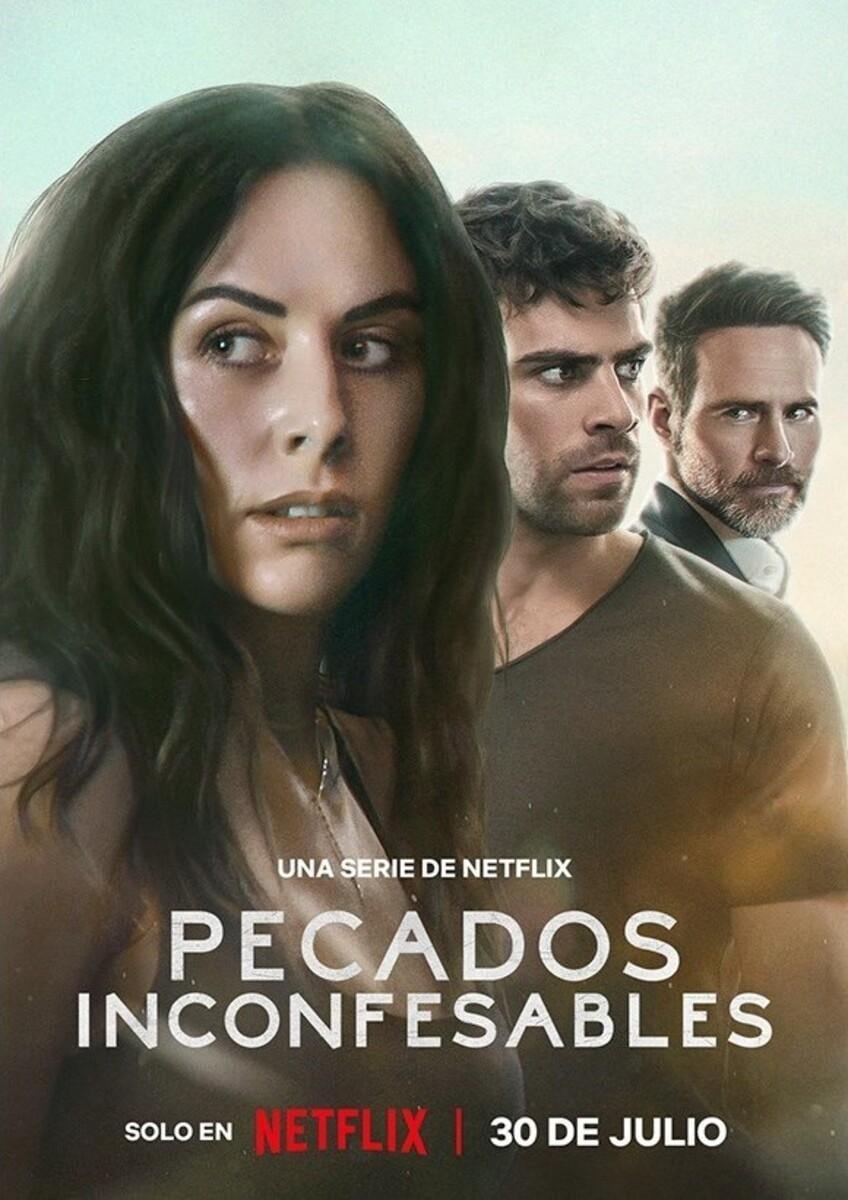 El póster de "Pecados inconfesables", serie mexicana de suspenso y drama creada por Leticia López Margalli y Guillermo Ríos (Foto: Netflix)