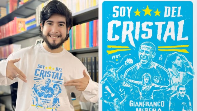 Gianfranco Hereña lanza su primer libro dedicado al club de sus amores Sporting Cristal. (Foto: Difusión)