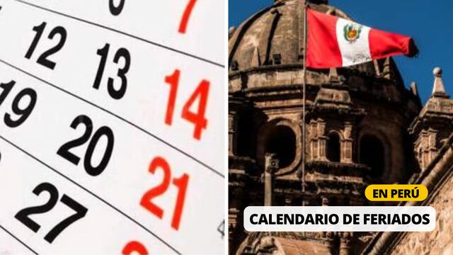 Lo último del calendario de FERIADOS 2023 en Perú