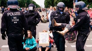 Alemania: 500 detenidos en Berlín durante las protestas contra las medidas anticovid