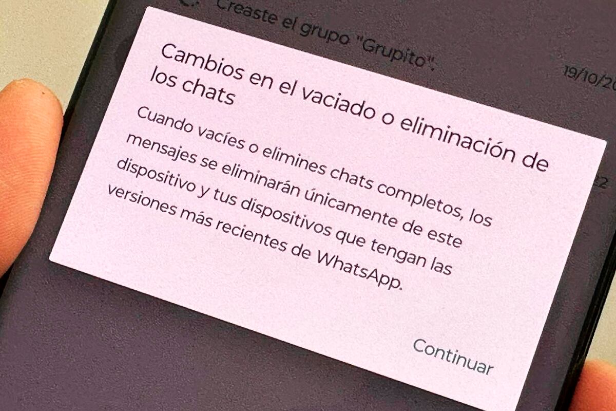Recuerda que no debes hacer copia de seguridad antes de desinstalar WhatsApp. (Foto: MAG - Rommel Yupanqui)
