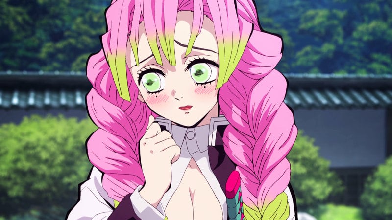 Mitsuri Kanroji se ve inofensiva, pero en realidad es una de las Hashira más fuertes (Foto: Crunchyroll)