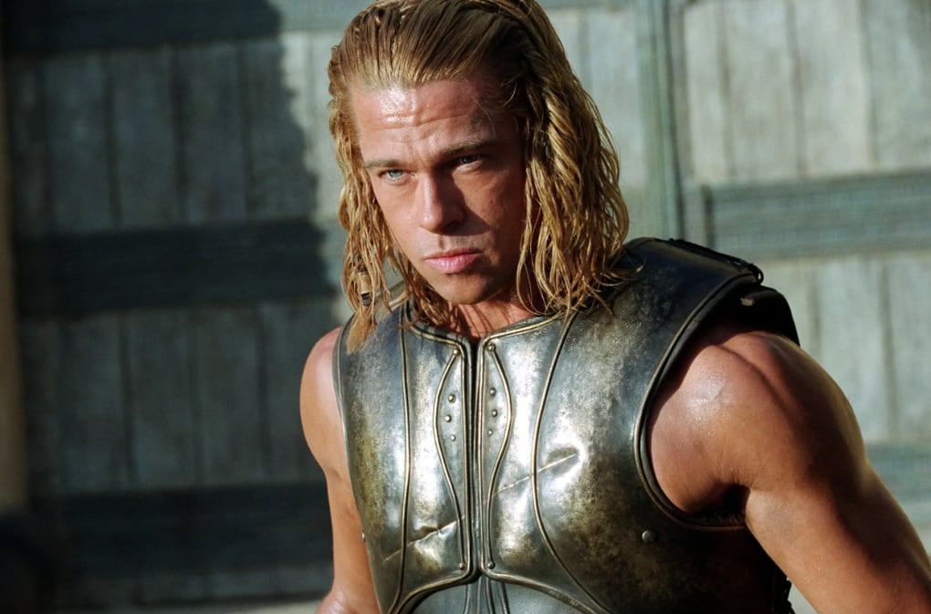 En "Troya", Brad Pitt interpretó a Aquiles (Foto: Warner Bros. Pictures)