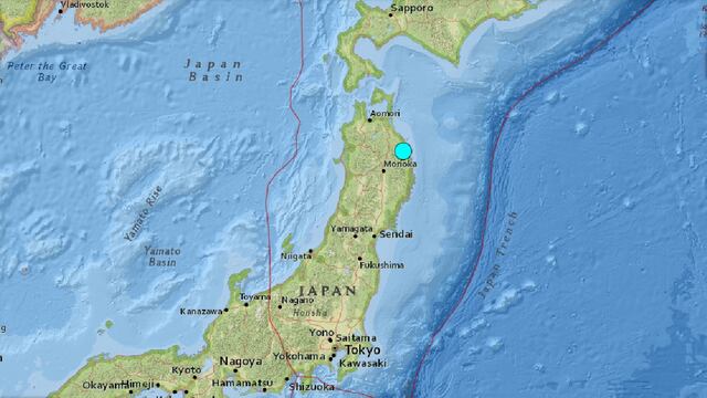 Un terremoto de magnitud 6 sacude el noreste de Japón sin alerta de tsunami