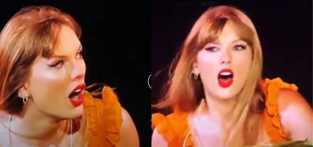 La reacción de Taylor Swift al ser ovacionada en su primer show en Argentina