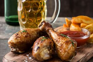 Receta de pollo a la cerveza belga con hierbas