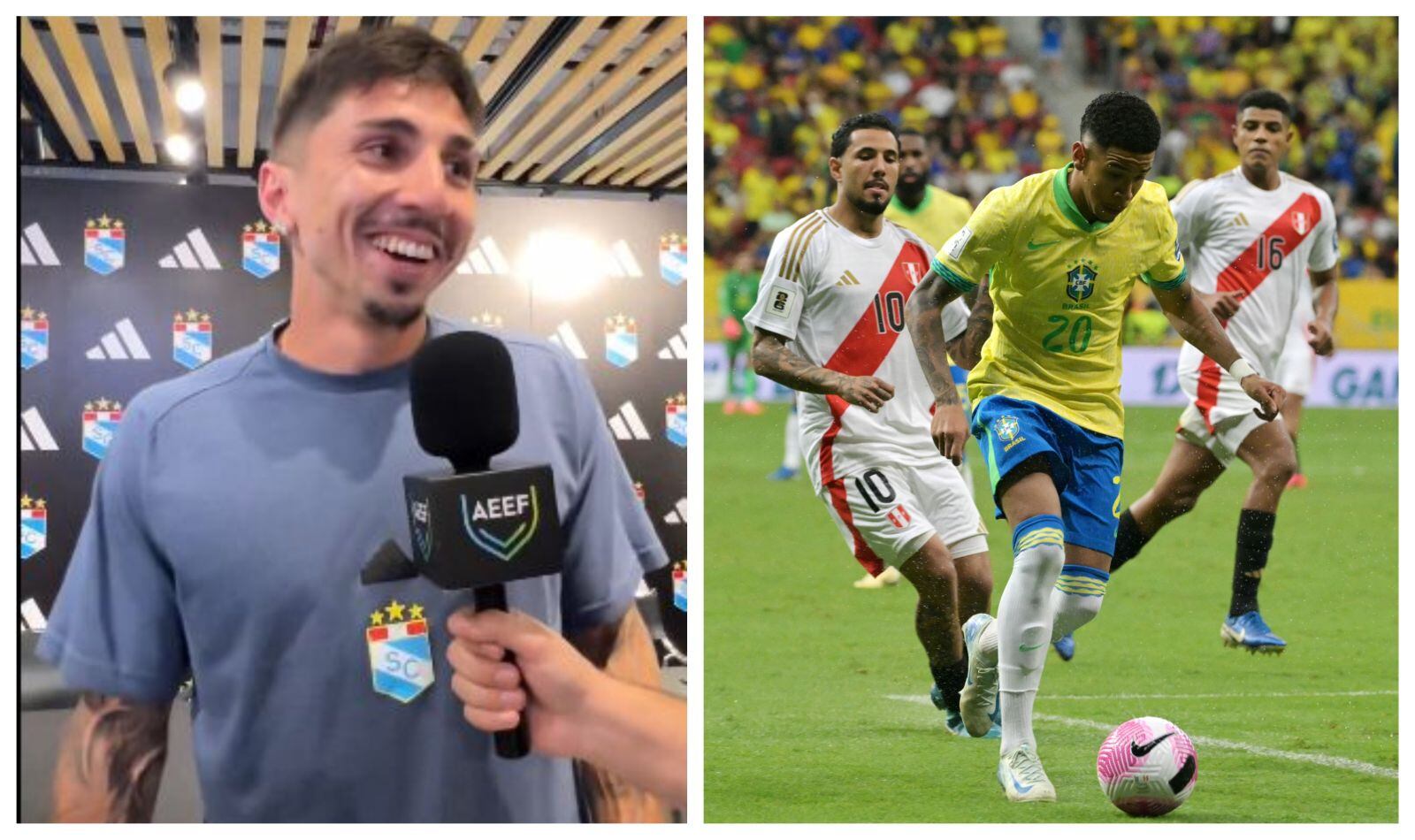 El mediocampista brasileño de Sporting Cristal fue consultado acerca de la goleada sufrida por la blanquirroja el último martes.