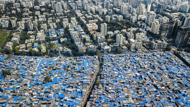 Increíbles imágenes aéreas muestran la desigualdad en diversos países