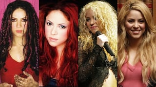 Shakira: cambios de look de la artista a lo largo de su carrera