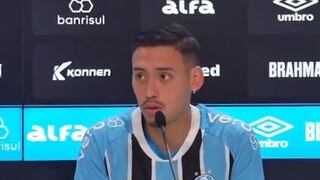 Erick Noriega, en perfecto portugués, tuvo su primera conferencia de prensa como jugador de Gremio | VIDEO