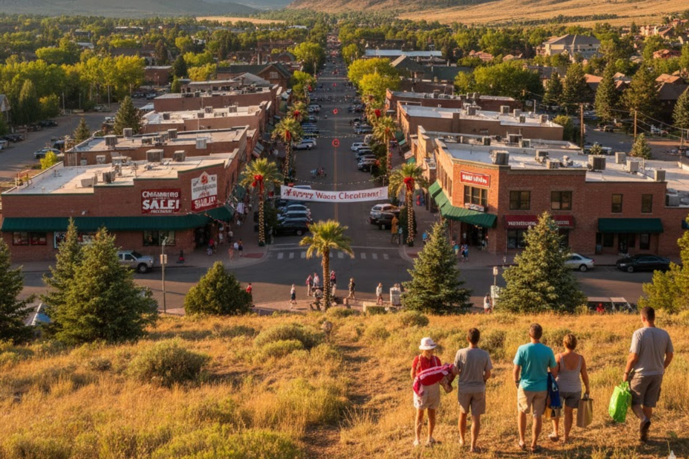 Colorado será uno de los estados que registrará calor en esta fecha festiva, aunque no se descarta presencia de nieve. (Crédito: Imagen creada por El Comercio MAG usando la IA de 'Gemini')