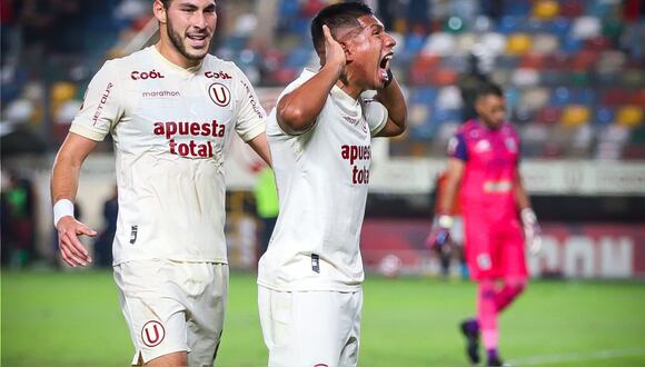 Edison Flores: qué dijo tras marcar su primer gol con Universitario en la Liga 1 y cuándo fue la última vez. (Foto: Universitario)