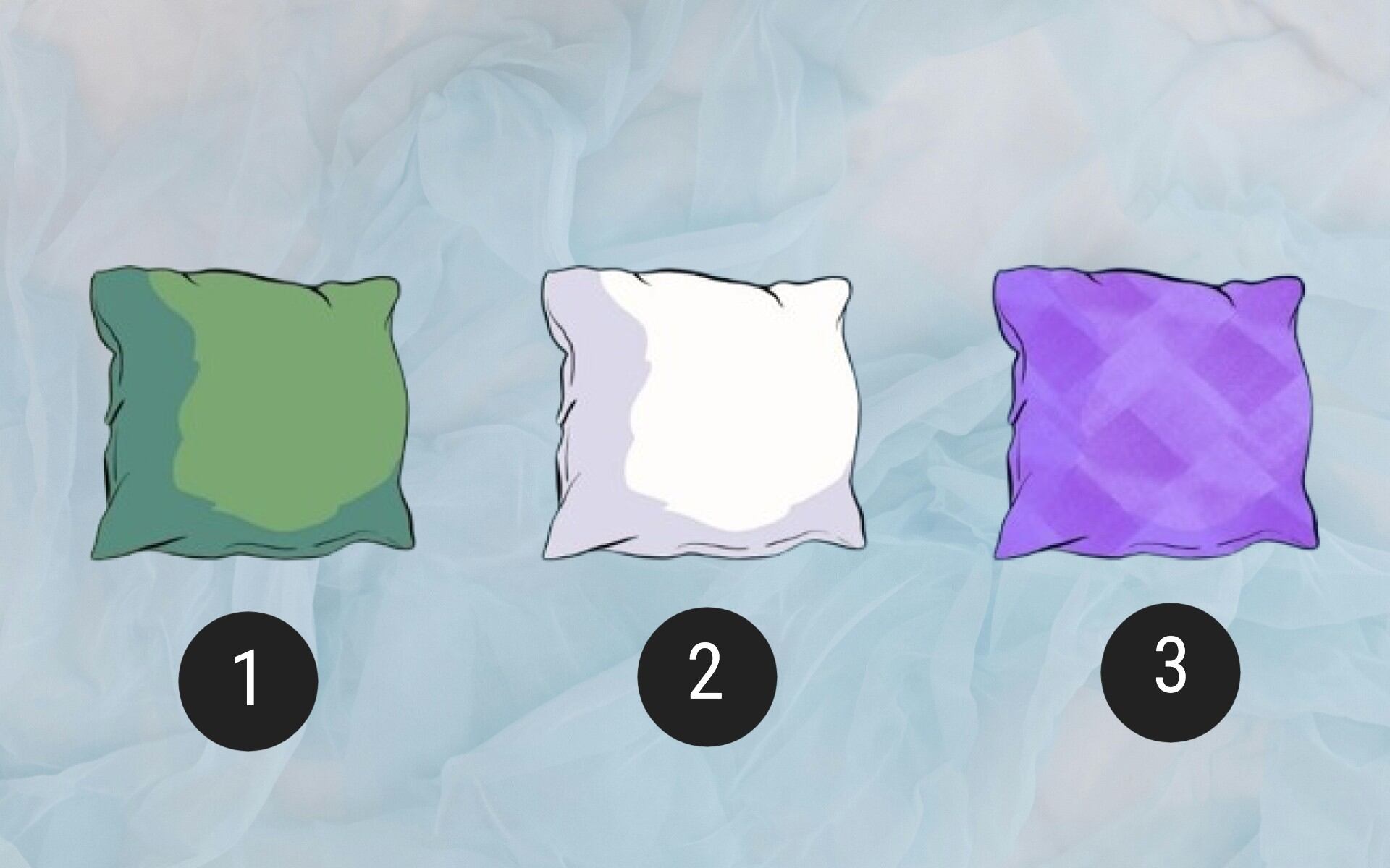 Escoge una de las almohadas en esta imagen para descubrir cuál es tu mayor anhelo. (Imagen: El Comercio/Mag)