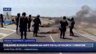 Barranca: paro provincial y protestas en Panamericana Norte tras crimen de niña