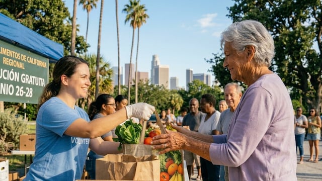 Alimentos gratis en California del 26 al 28 de junio: lugares de entrega y horarios confirmados