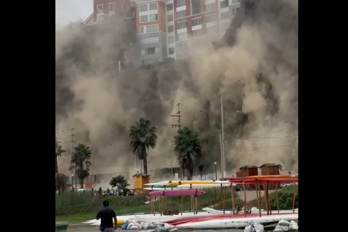 El temblor se registró en la mañana del domingo y generó temor entre los ciudadanos. (Foto: Captura)