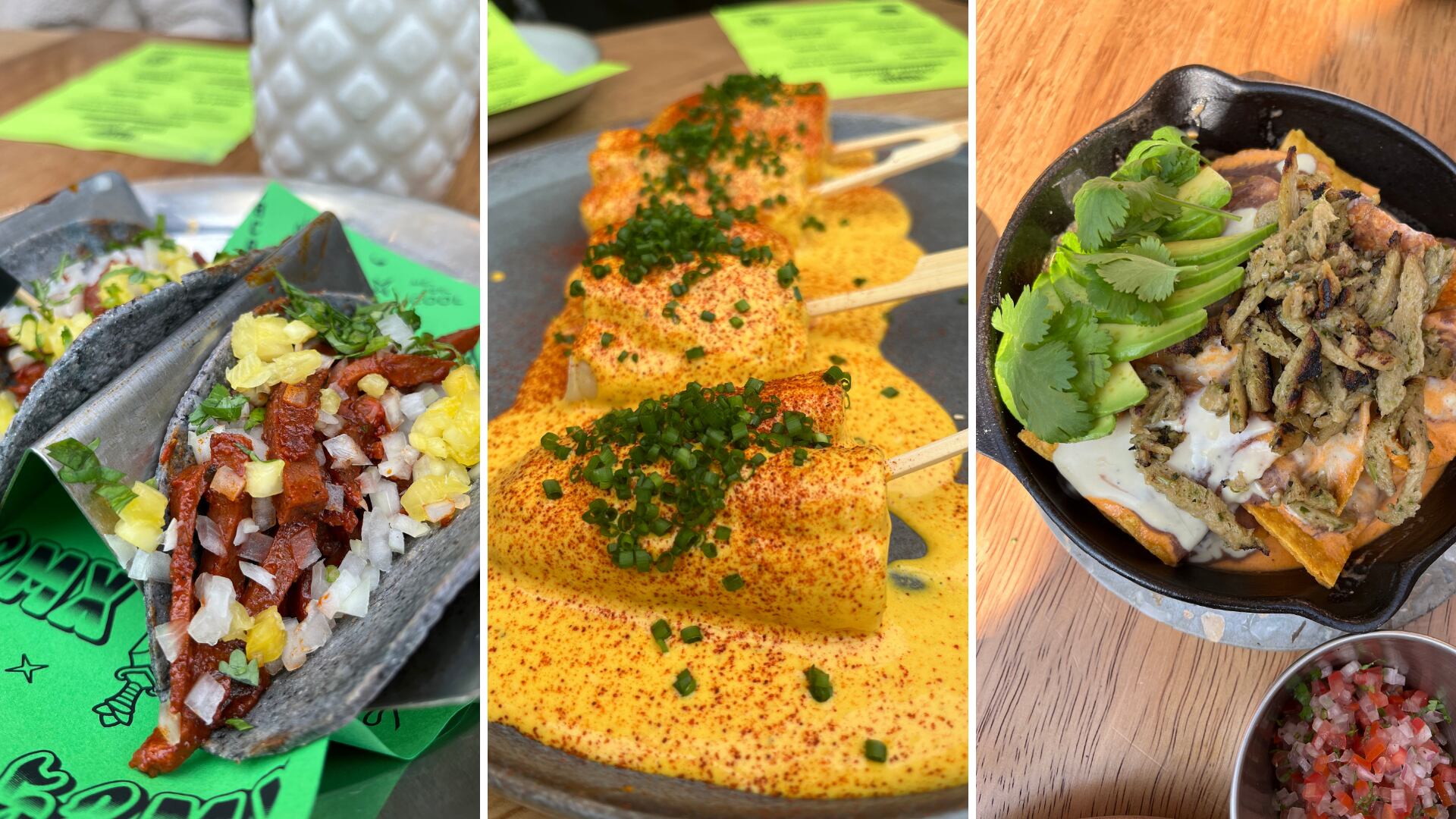 Alessandra Arce y Cristian Ruiz unieron fuerzas para crear una carta vegana que respeta las raíces mexicanas