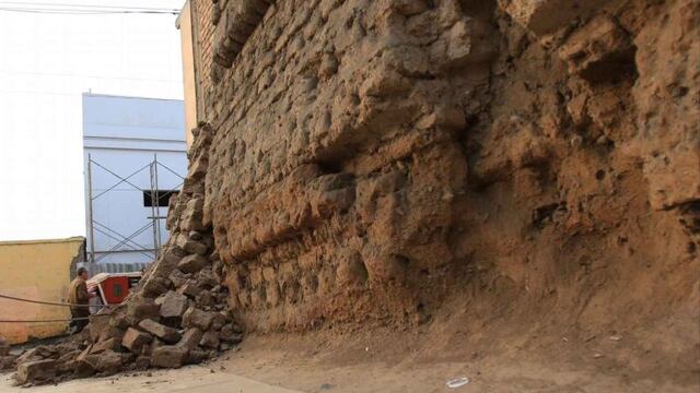 El Agustino: así quedó parte de la Muralla de Lima tras colapso