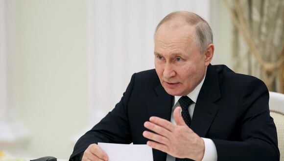 El presidente de Rusia, Vladimir Putin. (Foto de Sergei BOBYLYOV / SPUTNIK / AFP)