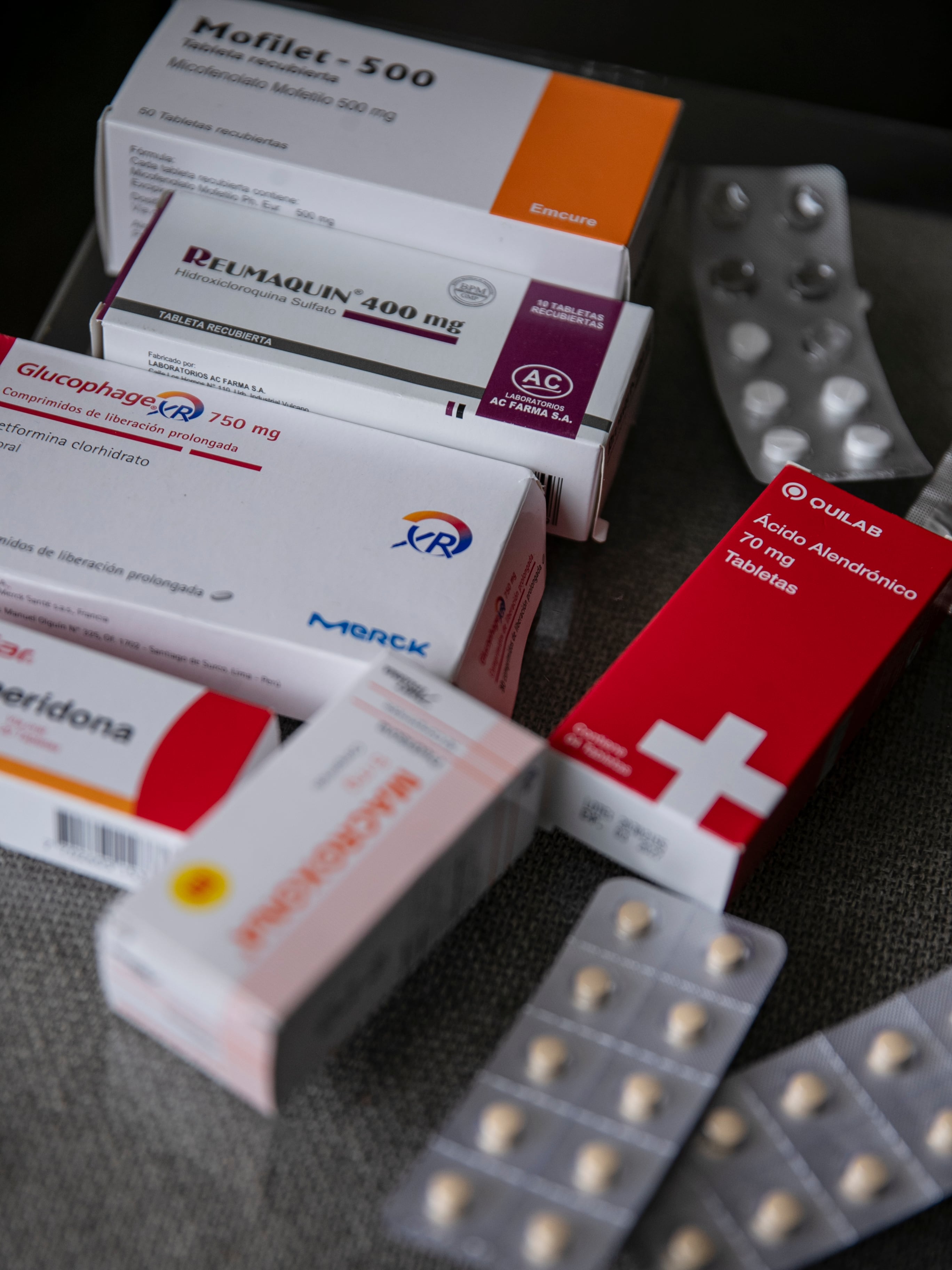 Lourdes toma 19 pastillas al día. Foto: GEC.