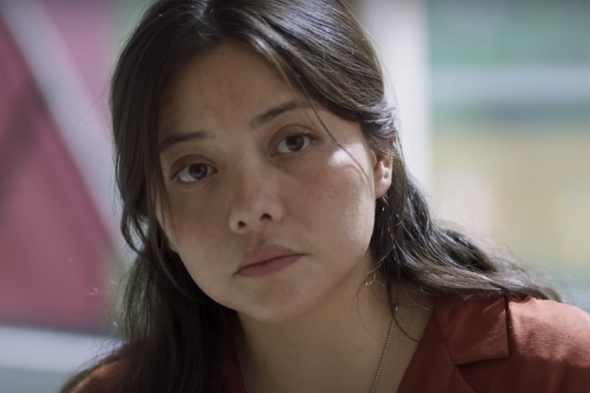 Abril desapareció cerca del final de la película mexicana "Ruido" (Foto: Netflix)