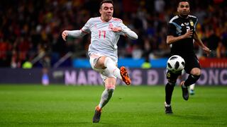 Argentina vs. España: sensacional pase de David de Gea para el gol de Aspas VIDEO