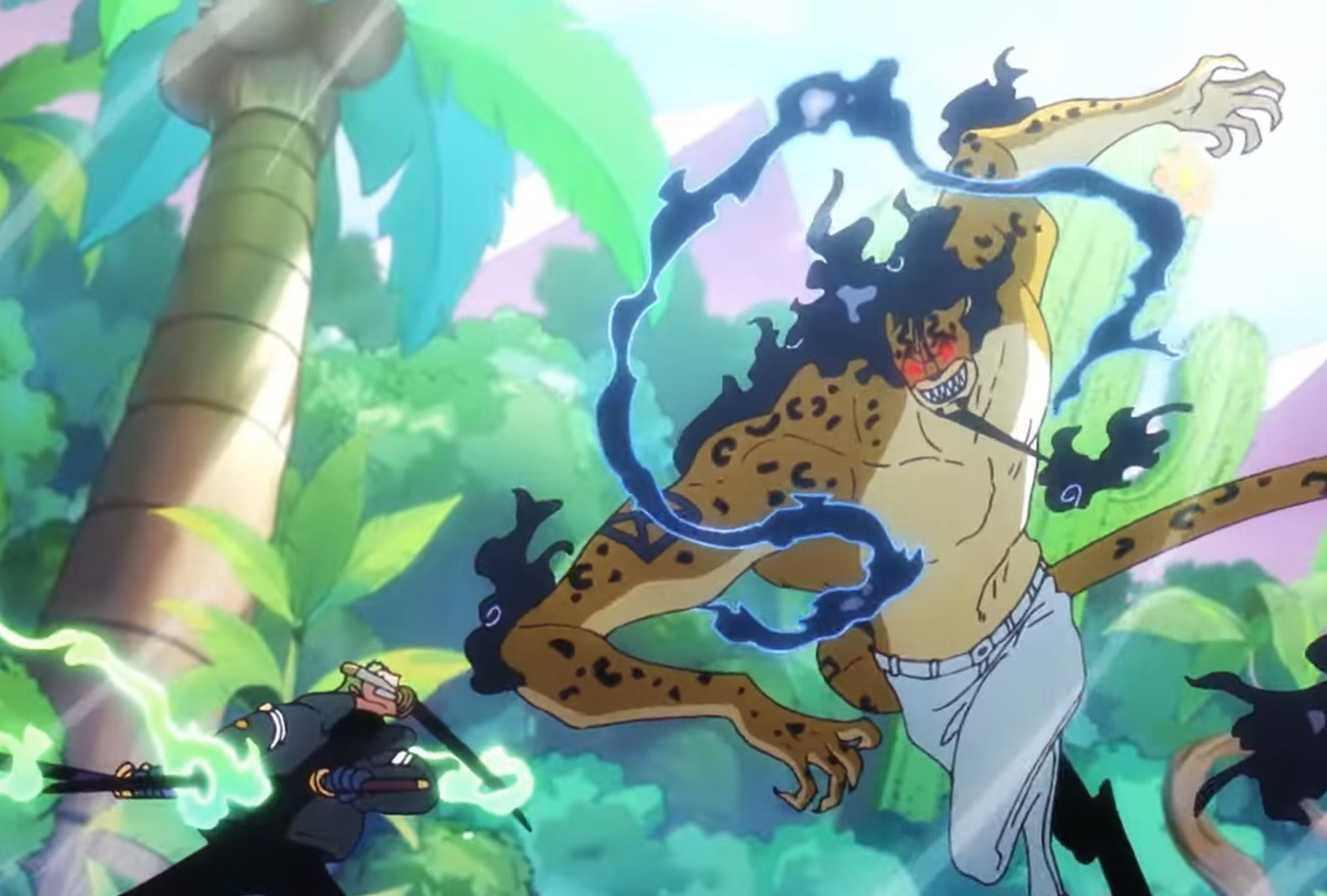 En el episodio 1127 del anime "One Piece", los personajes Zoro y Rob Lucci se enfrentan (Foto: Toei Animation)