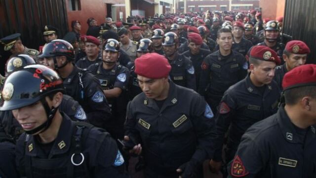Casi 2 mil policías de provincias llegarán a Lima ante crímenes