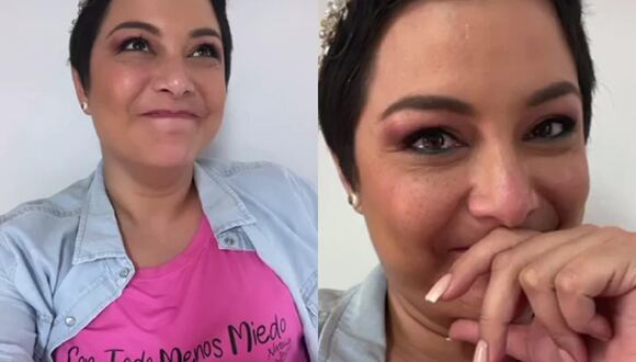 Natalia Salas se emociona hasta las lágrimas al recibir resultados de prueba genética de cáncer. (Foto: Instagram)