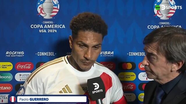 Paolo Guerrero tras el empate ante Chile: “Tuvimos más chances de gol” 