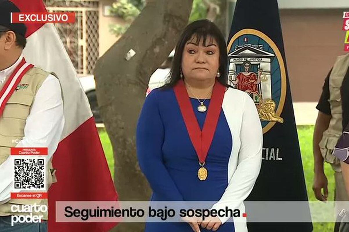 Ministerio del Interior niega que realice seguimiento al hijo de la presidenta de la Corte Superior de Justicia de Lima, María Vidal La Rosa Sánchez. (Foto: Cuarto Poder)