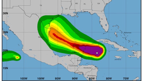 El huracán Beryl tocará tierra en México. (NHC).