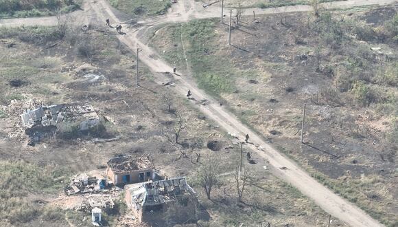 Territorio de Robotyne tras los enfrentamientos entre tropas rusas y ucranianas. (Foto de Reuters)