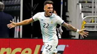 Argentina goleó 4-0 a México con Hat trick de Lautaro Martínez en Texas