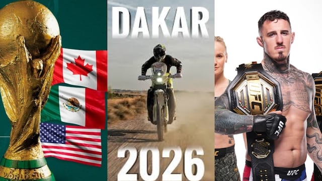 ¡Año de infarto! El calendario deportivo 2026 con el Mundial, el Dakar y un histórico UFC en la Casa Blanca